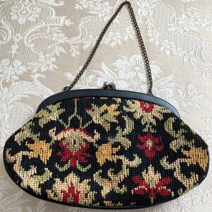 Vintage needlepoint purse
